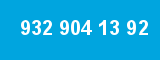 932 904 13 92 932 904 13 92